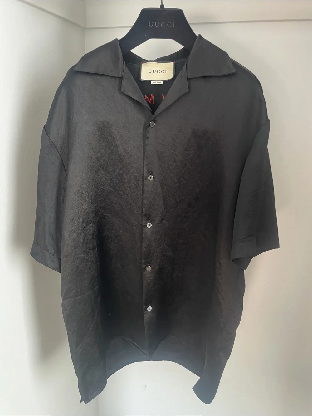 Gucci Acetate Skull Dress Shirt